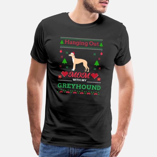 greyhound christmas sweater